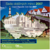 2007 - Sada oběžných mincí ČR  - Památky Unesco