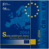 2004 - Sada oběžných mincí ČR - Vstup ČR do EU