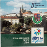 1996 - Sada oběžných mincí ČR - Fotbal