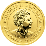 Zlatá investiční mince Rok Myši 1/10 Oz 2020