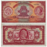 500 korun 1929 - série G - perforovaná -