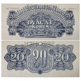 20 korun 1944 - perforovaná -