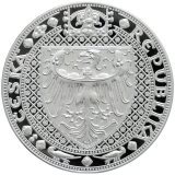 Ag 1 kg - Nejkrásnější medailon Karel IV. Karlštejn