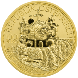 100 € - Svatováclavská koruna - Rudolf II. 2011 Proof