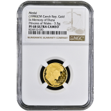 Zlatá medaile Lady Diana 1998 Proof NGC PF 68