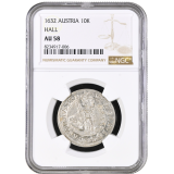 Arcivévoda Leopold V. 10 Krejcar 1632 NGC AU 58