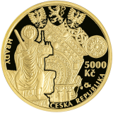 Zlatá mince 5000 Kč 2020 Bečov nad Teplou - proof