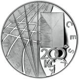 Stříbrná mince 200 Kč 2022 Dana Zátopková, Emil Zátopek Proof