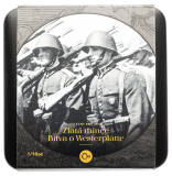 Zlatá mince Válečný rok 1939 - Bitva o Westerplatte 2021 proof.