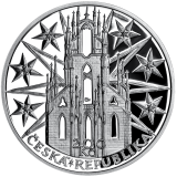 Pamětní stříbrná mince 300. výročí úmrtí - Jan Blažej Santini-Aichel 2023 proof