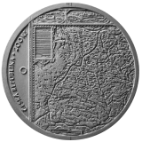 Pamětní stříbrná mince 200 Kč - 400. výročí vydání Komenského mapy Moravy 2024