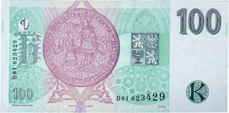 Bankovka 100 Kč 1997 - D81