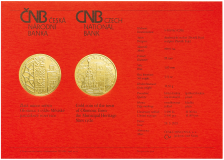 Pamětní zlatá mince 5000 Kč 2024 Město Olomouc - certifikát -