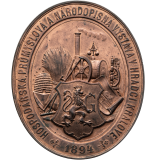 Měděná medaile - Hospodářská a průmyslová výstava 1894